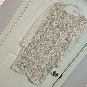 White lace dress